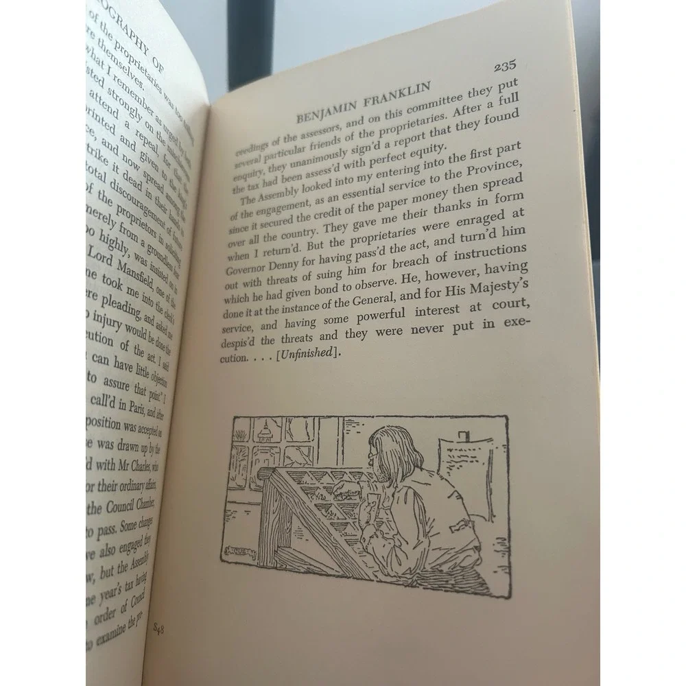 The Autobiography of Benjamin Franklin Programmed Classics Green Hardcover 1923
